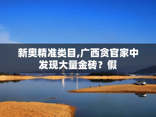 新奥精准类目,广西贪官家中发现大量金砖？假